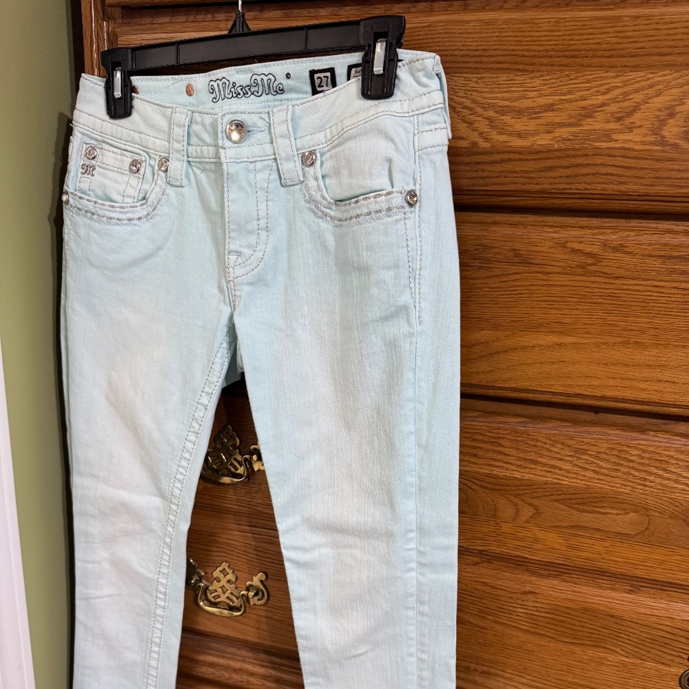 Miss me mint jeans size 27